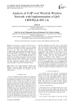 Analysis of VoIP over Wired & Wireless Network with Implementation of QoS CBWFQ & 802.11e
