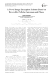 A Novel Image Encryption Scheme Based on Reversible Cellular Automata and Chaos