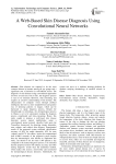 A Web-Based Skin Disease Diagnosis Using Convolutional Neural Networks