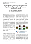 A New Hybrid Genetic and Information Gain Algorithm for Imputing Missing Values in Cancer Genes Datasets