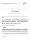 An Approach of Securing Data using Combined Cryptography and Steganography