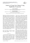 Analysis of Large Set of Images Using MapReduce Framework
