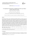 A Comprehensive Mechanism of MANET Network Layer Based Security Attack Prevention