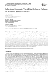 Robust and Accurate Trust Establishment Scheme for Wireless Sensor Network