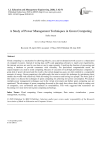 A Study of Power Management Techniques in Green Computing