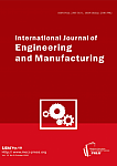 5 vol.10, 2020 - International Journal of Engineering and Manufacturing