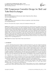 PID Temperature Controller Design for Shell and Tube Heat Exchanger