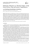 Pedestrian Detection in Thermal Images Using Deep Saliency Map and Instance Segmentation