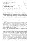 Analog Document Search Using CRNN and Keyphrase Extraction