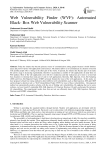Web Vulnerability Finder (WVF): Automated Black- Box Web Vulnerability Scanner