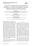 A Genesis of a Meticulous Fusion based Color Descriptor to Analyze the Supremacy between Machine Learning and Deep learning