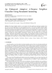 An Enhanced Adaptive k-Nearest Neighbor Classifier Using Simulated Annealing