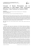 Concepts of Bezier Polynomials and its Application in Odd Higher Order Non-linear Boundary Value Problems by Galerkin WRM
