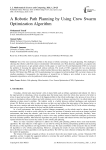 A Robotic Path Planning by Using Crow Swarm Optimization Algorithm