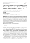 Mitigating Technical Challenges via Redesigning Campus Network for Greater Efficiency, Scalability and Robustness: A Logical View