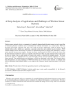 A Deep Analysis of Applications and Challenges of Wireless Sensor Network