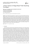 A Deep Analysis of Image Based Video Searching Techniques