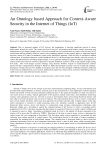 An Ontology based Approach for Context-Aware Security in the Internet of Things (IoT)