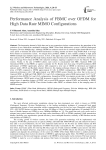 Performance Analysis of FBMC over OFDM for High Data Rate MIMO Configurations
