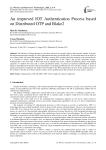 An improved IOT Authentication Process based on Distributed OTP and Blake2