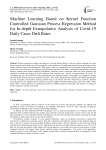 Machine Learning Based on Kernel Function Controlled Gaussian Process Regression Method for In-depth Extrapolative Analysis of Covid-19 Daily Cases Drift Rates