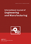 3 vol.11, 2021 - International Journal of Engineering and Manufacturing