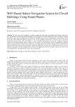 WiFi Based Indoor Navigation System for Closed Buildings Using Smart Phones