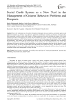 Social Credit System as a New Tool in the Management of Citizens' Behavior: Problems and Prospects