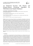 An Optimized K-means with Density and Distance-Based Clustering Algorithm for Multidimensional Spatial Databases