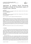 Application of Artificial Neural Networking Technique to Predict the Geotechnical Aspects of Expansive Soil: A Review