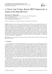 A Novel Ant Colony Based DBN Framework to Analyze the Drug Reviews