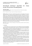 Normalized Statistical Algorithm for Afaan Oromo Word Sense Disambiguation