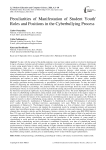 Peculiarities of Manifestation of Student Youth' Roles and Positions in the Cyberbullying Process