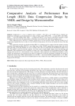 Comparative Analysis of Performance Run Length (RLE) Data Compression Design by VHDL and Design by Microcontroller