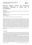 Decision Support System for Drug-Drug Interaction Pertaining to COPD and its Comorbidities