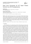 Dual Layer Encryption for IoT based Vehicle Systems over 5G Communication
