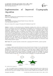 Implementation of Improved Cryptography Algorithm