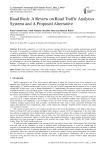 Road Rush: A Review on Road Traffic Analytics Systems and A Proposed Alternative