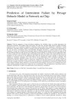 Prediction of Intermittent Failure by Presage Debacle Model in Network on Chip