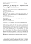 Synthesis of the Structure of a Computer System Functioning in Residual Classes