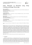 Early Detection of Dementia using Deep Learning and Image Processing