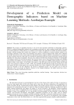 Development of a Prediction Model on Demographic Indicators based on Machine Learning Methods: Azerbaijan Example