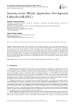 Security-aware Mobile Application Development Lifecycle (sMADLC)