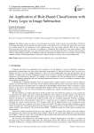 An Application of Rule-Based Classification with Fuzzy Logic to Image Subtraction