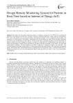 Design Remote Monitoring System for Patients at Real-Time based on Internet of Things (IoT)