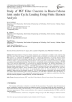 Study of PET Fiber Concrete in Beam-Column Joint under Cyclic Loading Using Finite Element Analysis