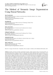The Method of Semantic Image Segmentation Using Neural Networks