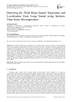 Detecting the Third Heart Sound: Separation and Localization from Lung Sound using Intrinsic Time Scale Decomposition