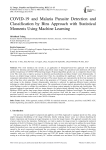 COVID-19 and Malaria Parasite Detection and Classification by Bins Approach with Statistical Moments Using Machine Learning