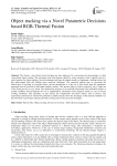 Object tracking via a Novel Parametric Decisions based RGB-Thermal Fusion